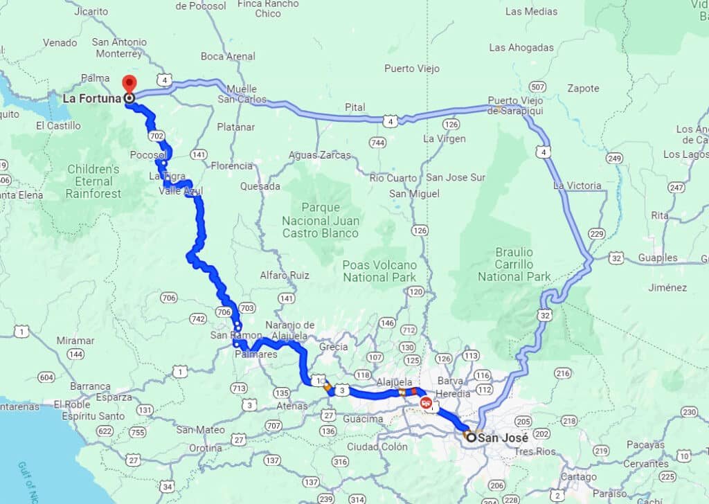 Distance Between La Fortuna And San Jose Costa Rica: Explained